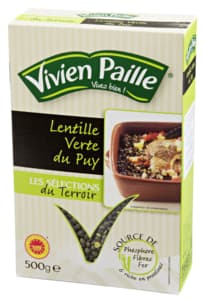 Grüne Linsen du Puy Vivien Paille · 500 g