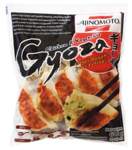 Chicken and vegetable gyoza