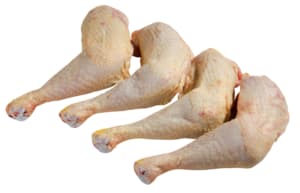 Gelbe Freiland-Pouletschenkel frisch