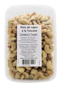 Tuscan style cashews Fruit Fantaisie