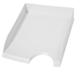 Grey A4 document tray