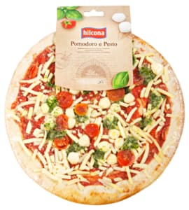 Pizza tomate et pesto