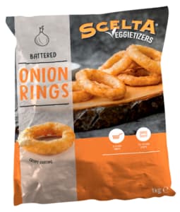 Breaded onion rings