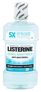 Listerine Cool Mint Mild Mouthwash 2x500ml