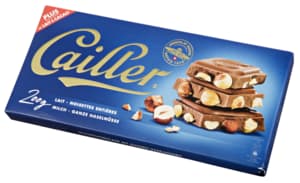 Cailler Milk chocolate with whole hazelnuts 2x200g