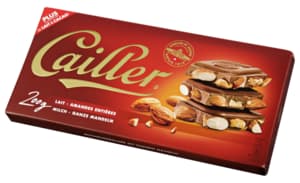 Cailler Milk chocolate with whole almonds 2x200g