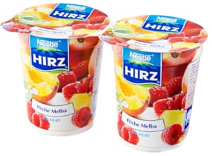 Nestlé Hirz Pfirsich-Himbeer-Joghurt 2x180g