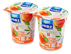 Nestlé Hirz Valais apricot yogurt 2x180g