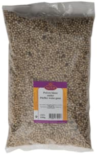 White peppercorns