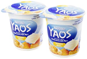 Nestlé YAOS Greek-style honey yogurt 2x150g