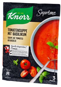 Tomato soup with basil