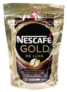 Nescafé Gold De Luxe instant coffee refill 180g