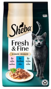 Sheba Fresh & Fine fish in sauce 6x50g