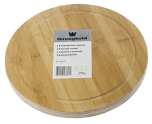 Round bamboo cutting board