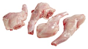 Fresh rabbit forequarter