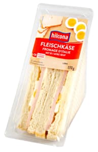 Club sandwich with fromage d'Italie