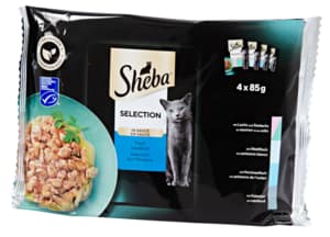 Sheba Wet cat food fish in gravy