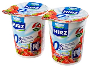 Nestlé Hirz Joghurt 0% Erdbeer 2x180g