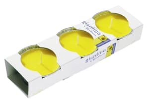 Yellow Citronella Camping Candles