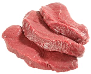 Fresh horse steaks