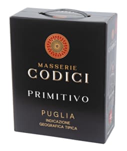Primitivo red wine