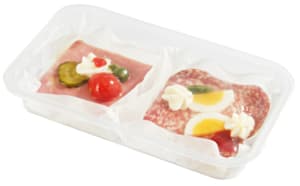 Cotto and salami canapés