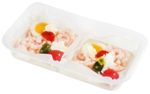 Canapés aux crevettes