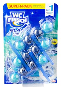 WC Frisch Kraft-Aktiv toilet block ocean blue 3x50g