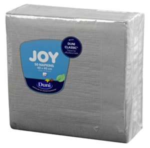Serviettes en papier gris granit