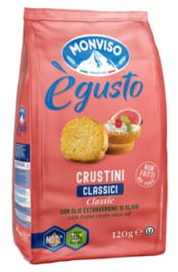 Crispy bruschetta snacks