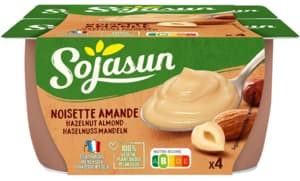 Sojasun Hazelnut and almond soy dessert 4x100g