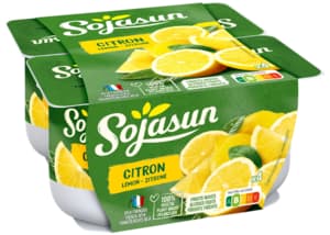 Sojasun Lemon soy yogurt 4x100g