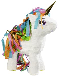 White unicorn piñata