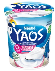 Nestlé YAOS Greek-style plain yogurt, 0% 450g