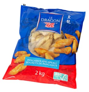 Le Dragon Breaded pangasius bites 2kg