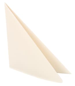 Serviettes Airlaid crème