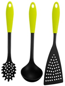 Set of 3 nylon kitchen utensils Metaltex
