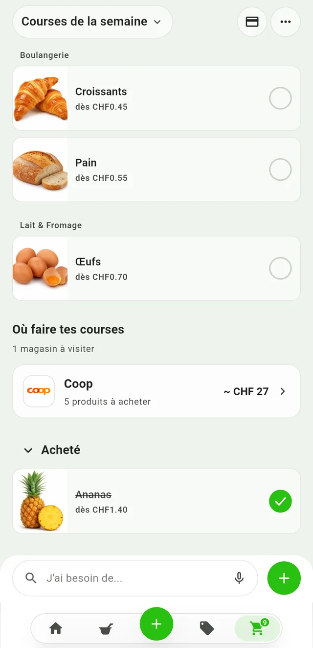 Suivre l’avancement des courses