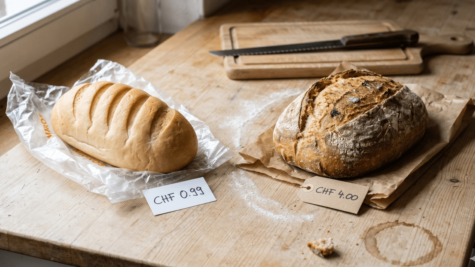 Prezzi del pane in Svizzera — guerra dei 99 centesimi e dove comprare il più economico