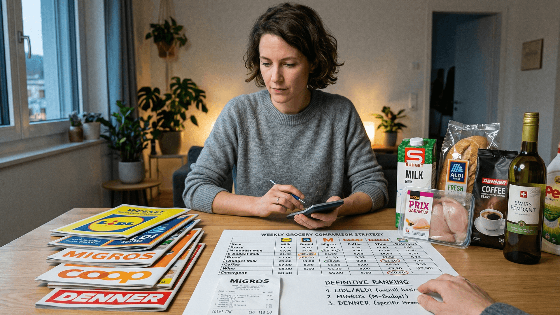 Supermarché le moins cher Suisse – Couverture