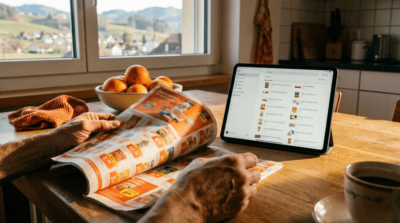 Coop flyer this week in Switzerland: the Aktionsmagazin, the Coopzeitung and digital alternatives explained