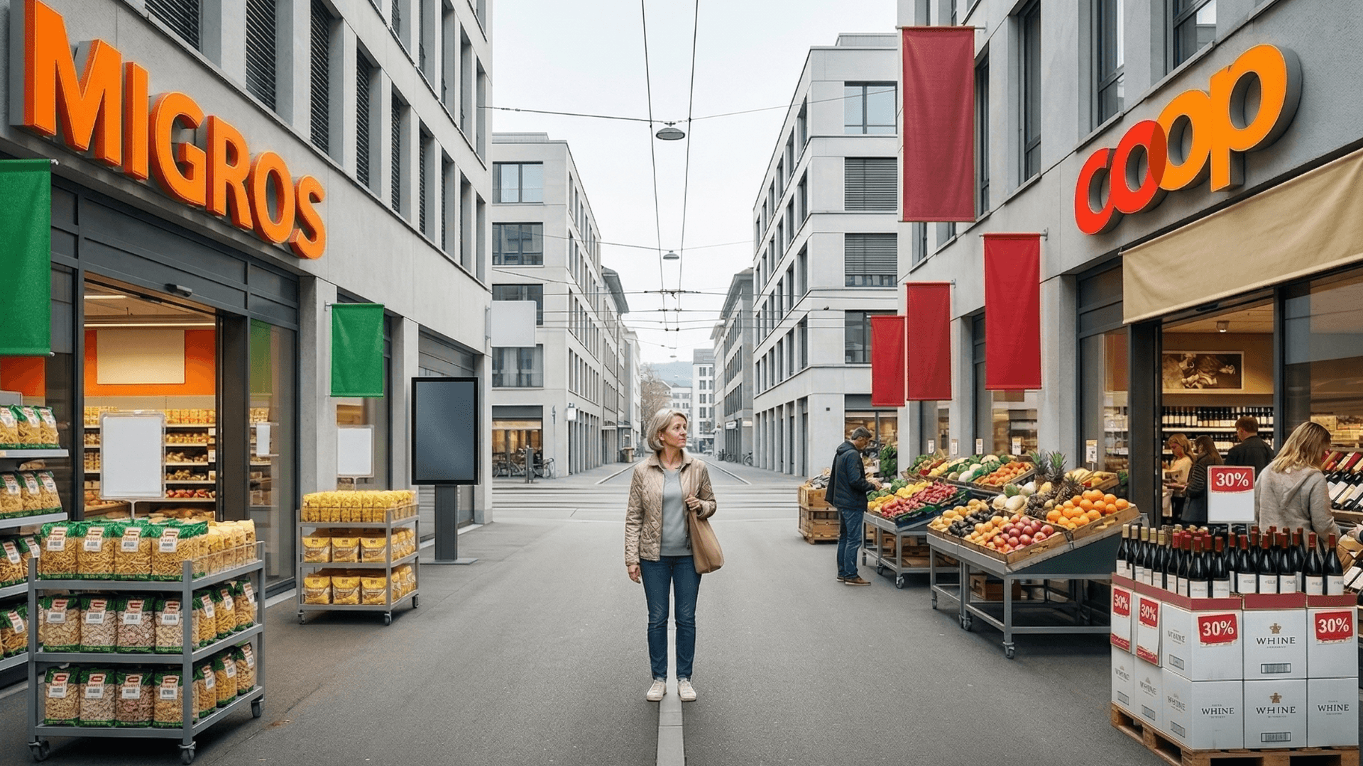 Coop vs Migros Comparaison de prix – Couverture