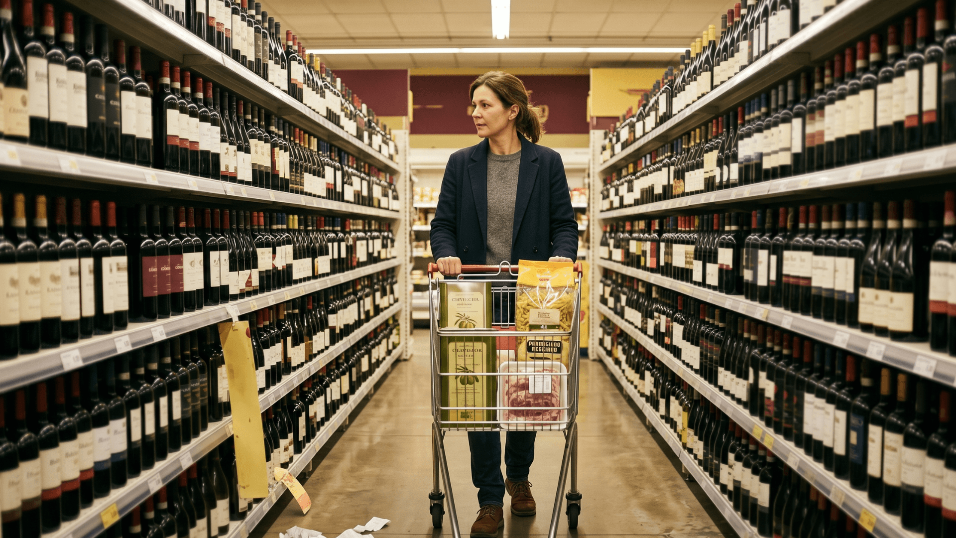Courses transfrontalières Italie Suisse — Iperal Côme et douane suisse