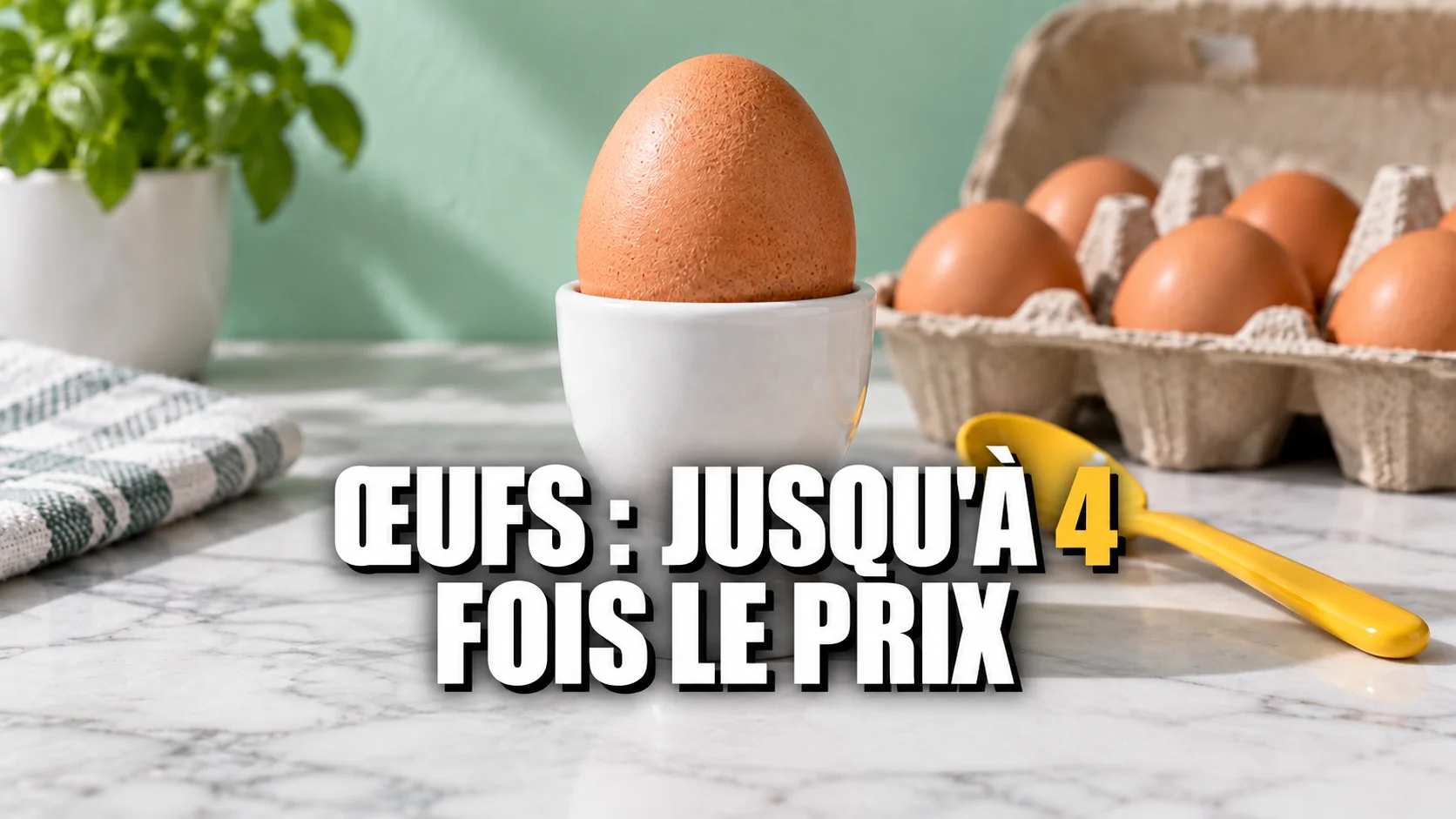 Gros plan d’œufs et de boîtes à œufs sans marque.