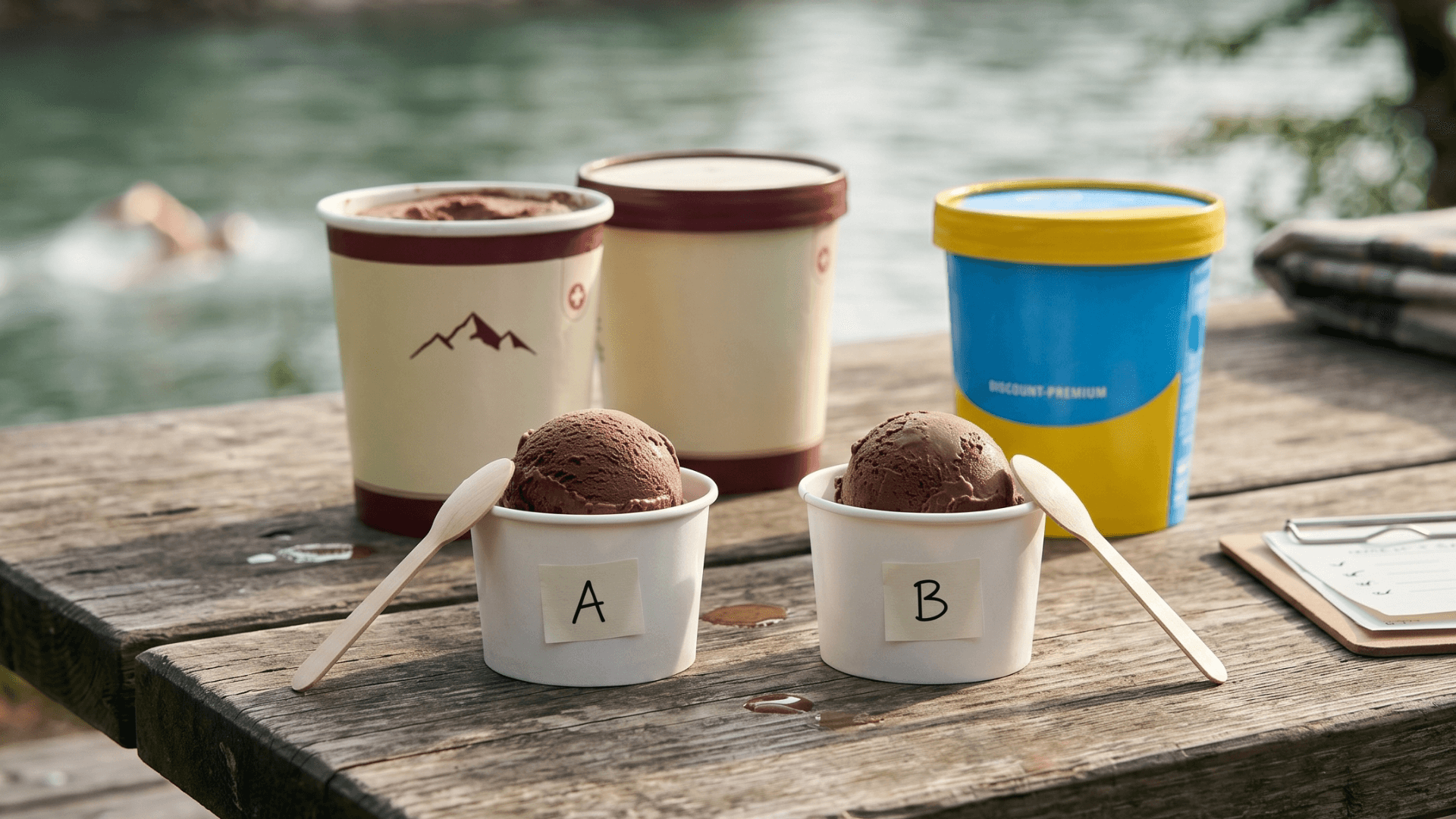 Mövenpick, Häagen-Dazs, Magnum, MegaStar e Lidl Gelatelli fianco a fianco nel congelatore di un supermercato svizzero