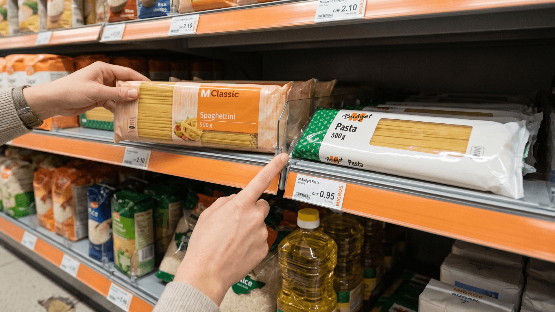 Migros è cara — confronto paniere K-Tipp vs Aldi, Lidl, Coop, Denner