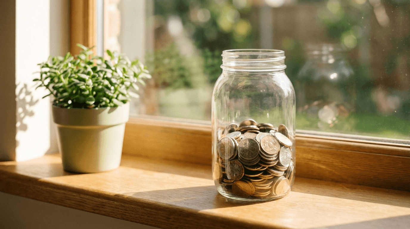 How much to save per month: the 50-30-20 rule and the real BFS savings amount of CHF 1'736, plus groceries as the fastest lever with Rappn.