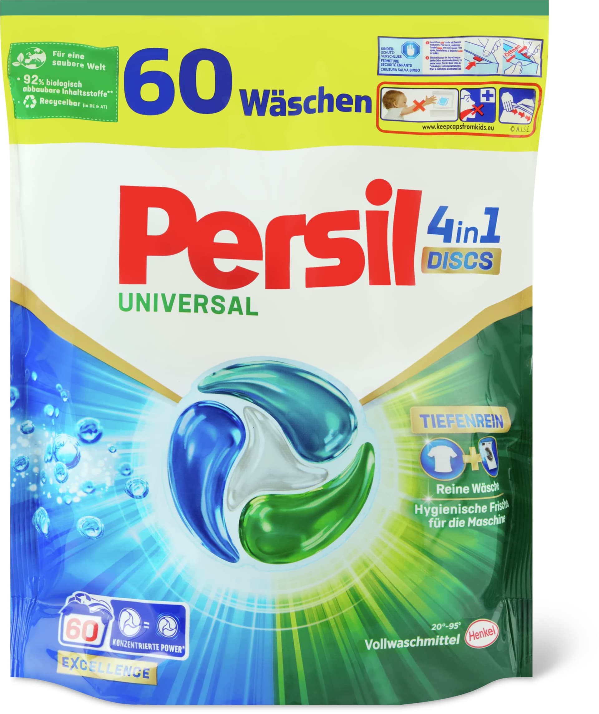Discs Universal, 60 Waschgänge
