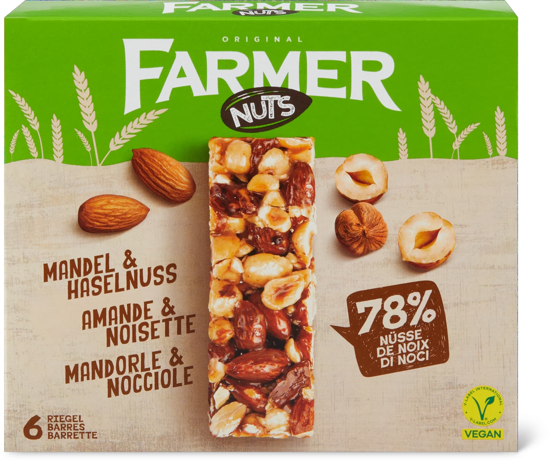 Almond and hazelnut Palm oil free