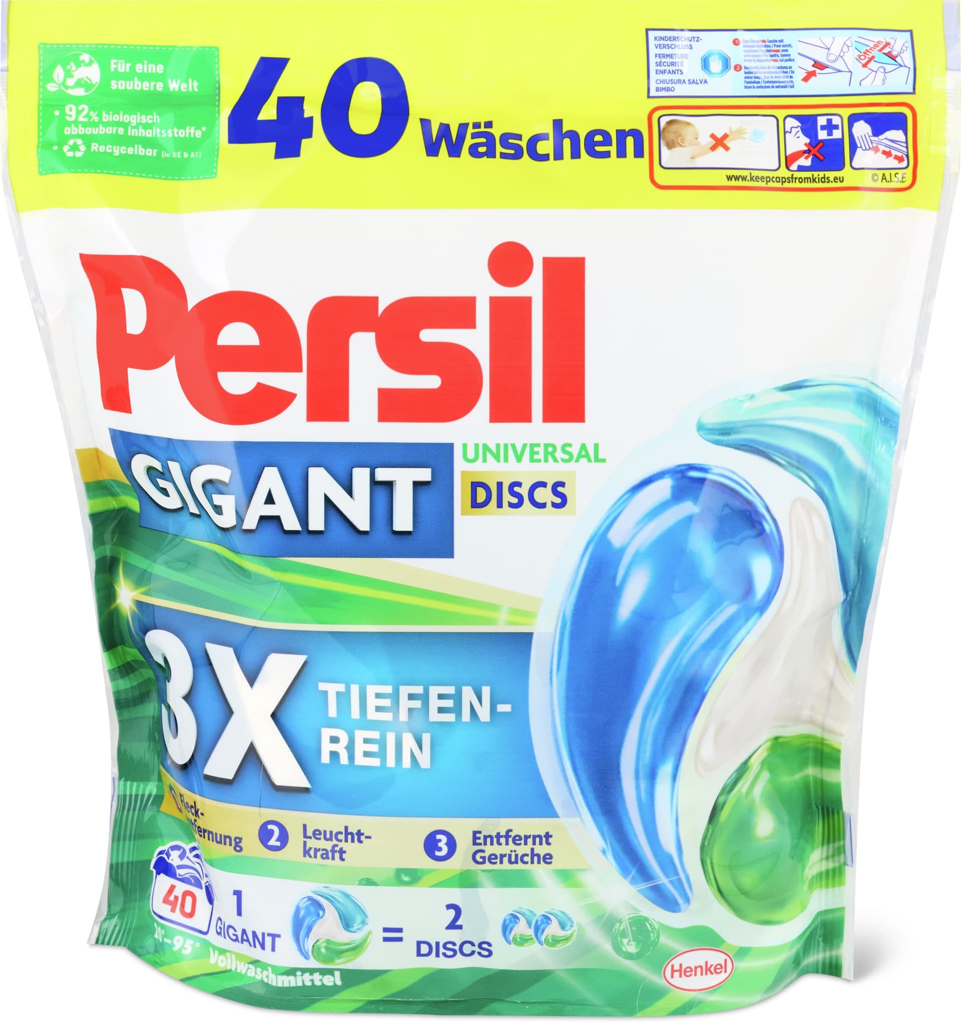 Persil Gigant Discs Universal 40 lav.
